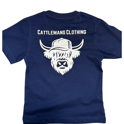 Short Sleeved Navy T-Shirt